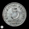 013004r Polonia (Regencia) 1917 5 Peniques