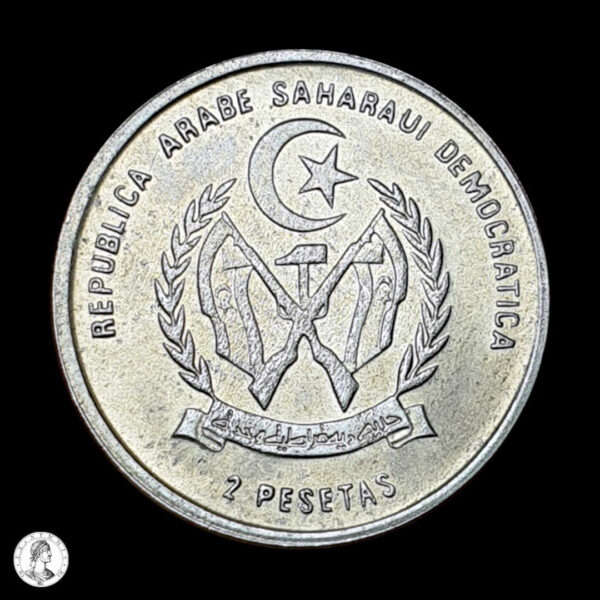 Saharaui 1992 2 Pesetas